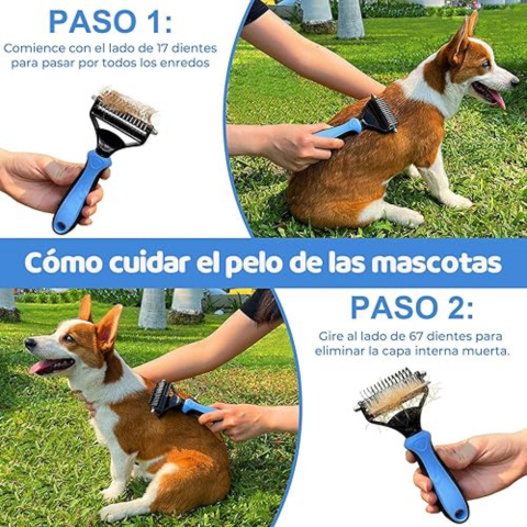 PeloFree™ – El Cepillo 2 en 1 que elimina el pelo y cuida a tu mascota