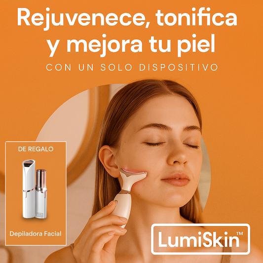 Rejuvenece tu piel y elimina el vello facial sin dolor desde casa