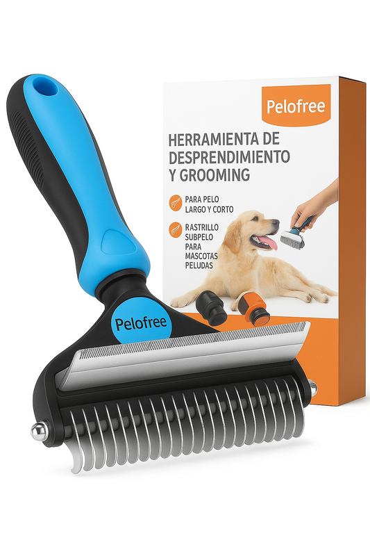 PeloFree™ – El Cepillo 2 en 1 que elimina el pelo y cuida a tu mascota