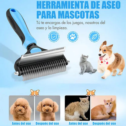 PeloFree™ – El Cepillo 2 en 1 que elimina el pelo y cuida a tu mascota