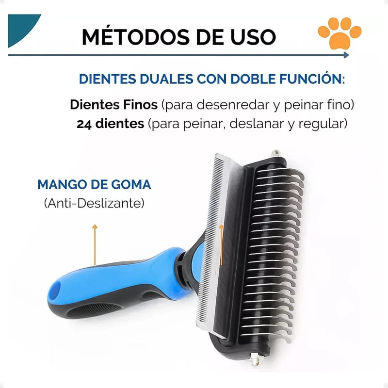 PeloFree™ – El Cepillo 2 en 1 que elimina el pelo y cuida a tu mascota